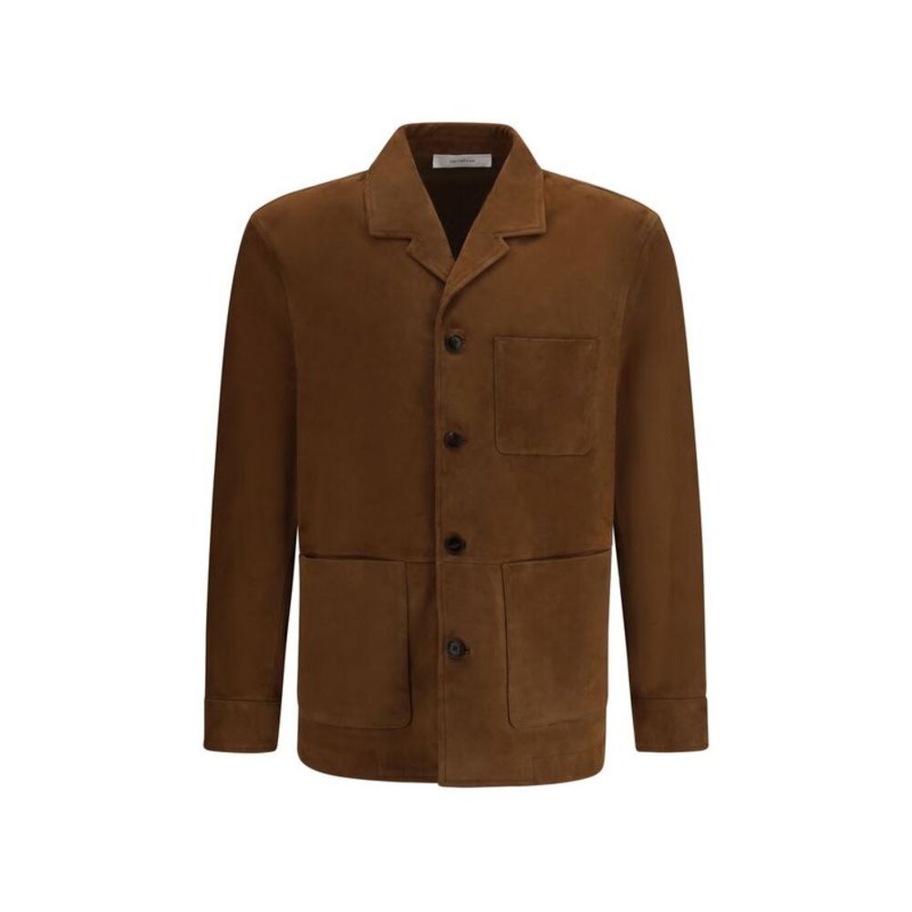Umit Benan Brown Lamb Ovis Aries Aries Men's Jacket